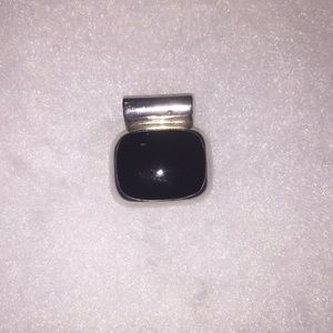 Black onyx pendant.